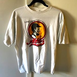 Vintage Ebbets Field Flannels Lincoln Abes t-shirt